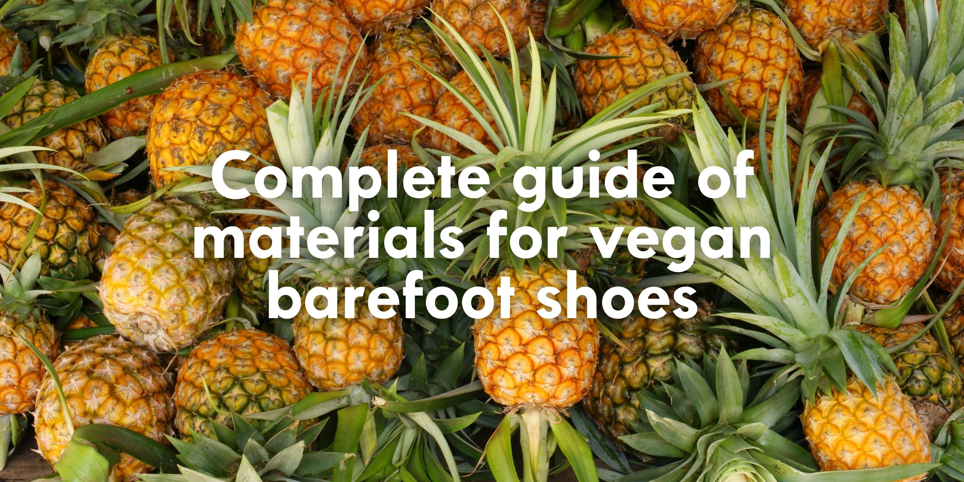 Complete guide of materials for vegan and sustainable barefoot shoes ...